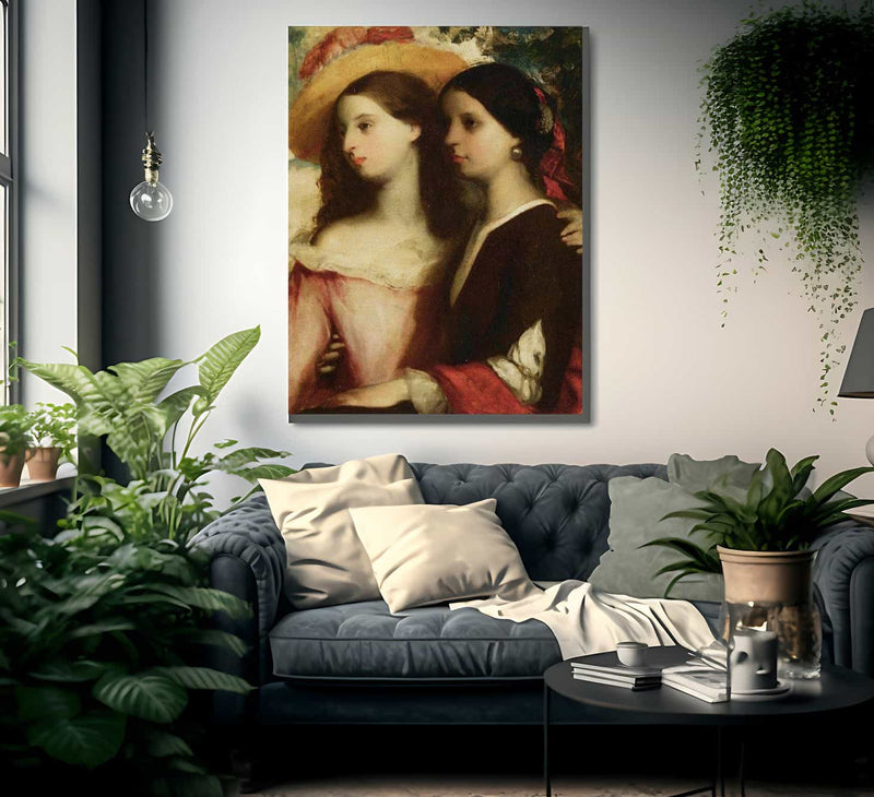 Friends By William Etty Fine Art Print