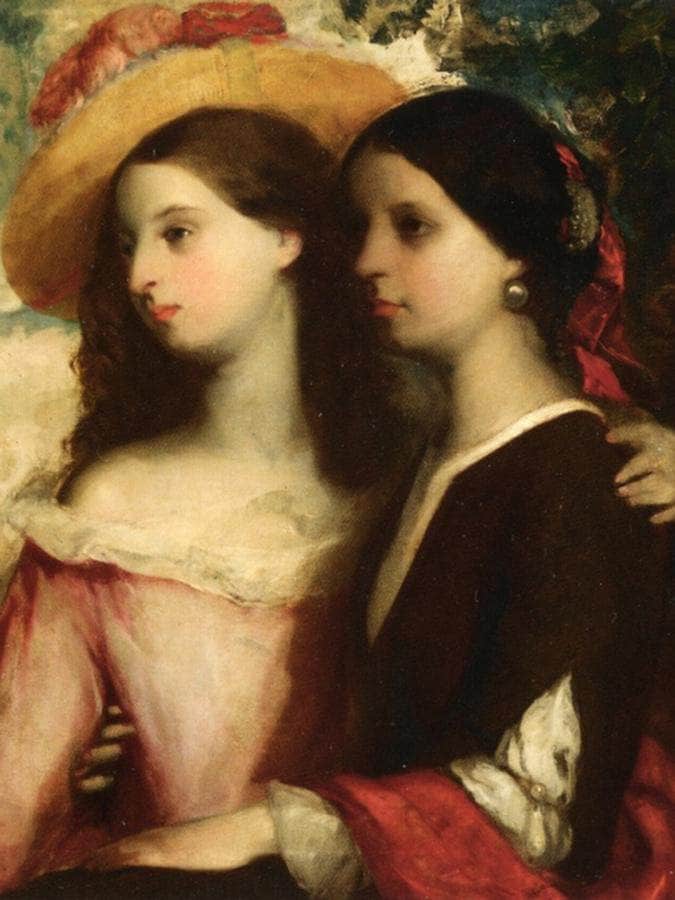Friends By William Etty Fine Art Print