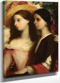 Friends By William Etty Fine Art Print
