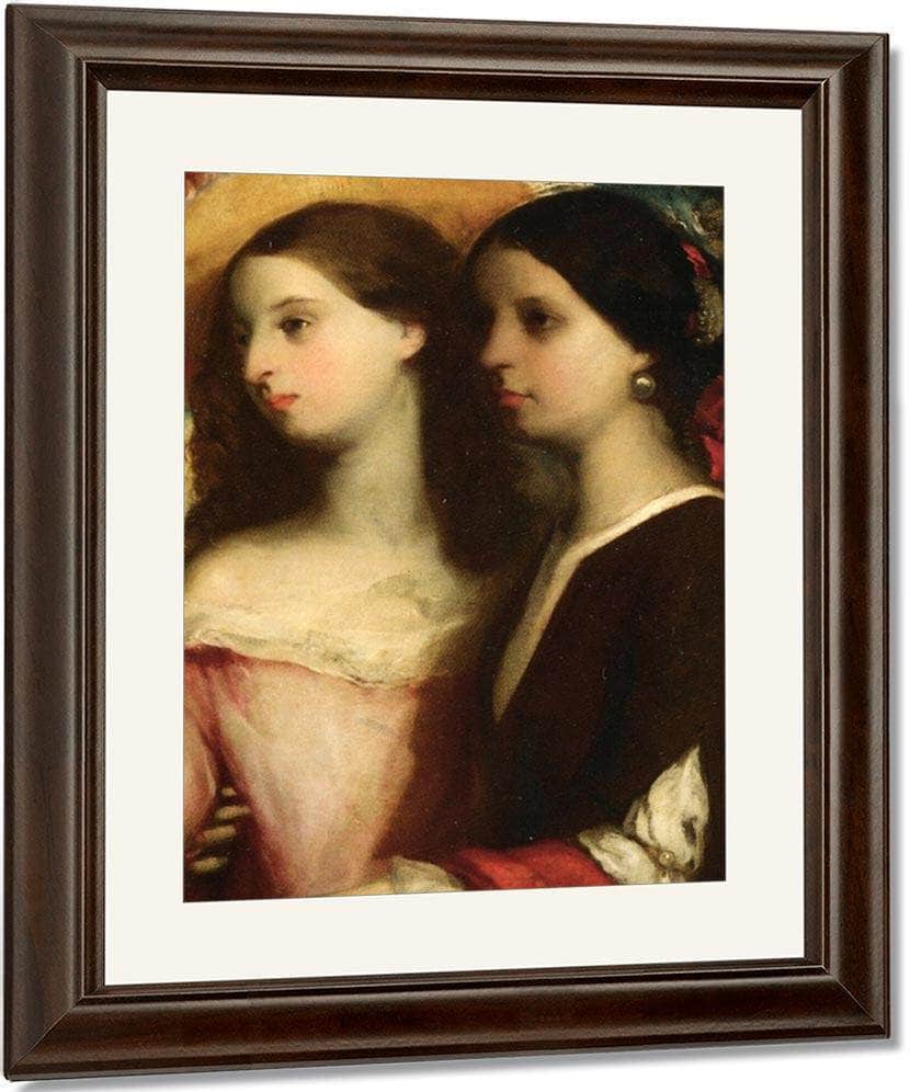 Friends By William Etty Fine Art Print
