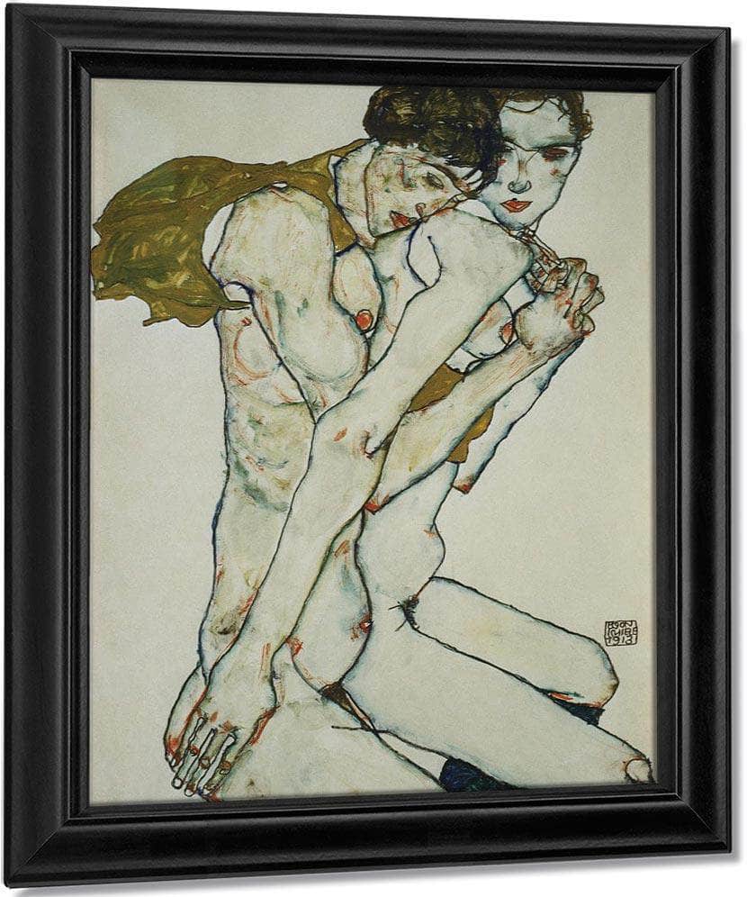 Friendship By Egon Schiele Fine Art Print