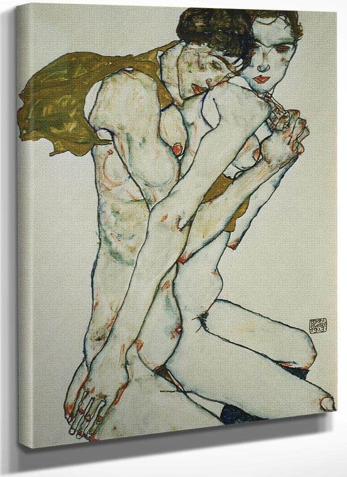 Friendship By Egon Schiele Fine Art Print