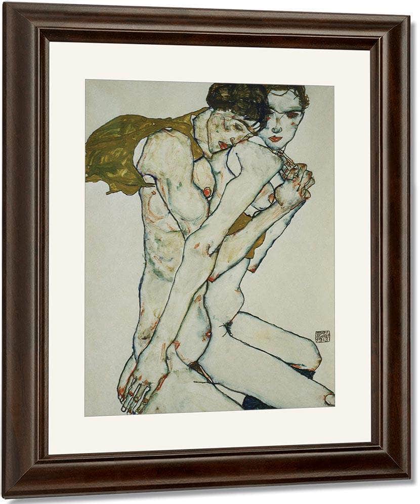 Friendship By Egon Schiele Fine Art Print
