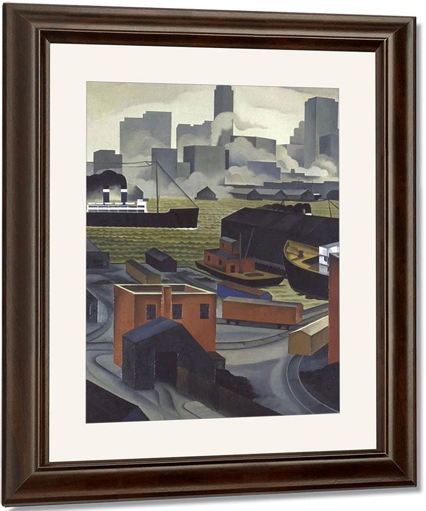 From Brooklyn Heights By George Ault Fine Art Print