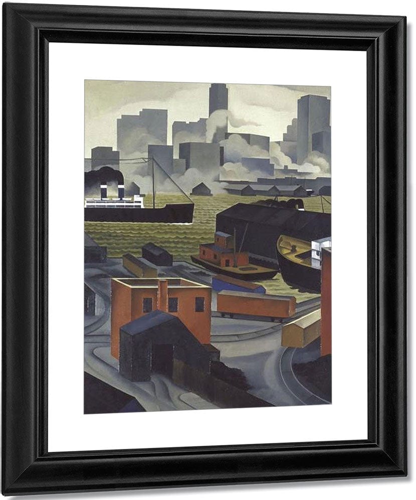From Brooklyn Heights By George Ault Fine Art Print