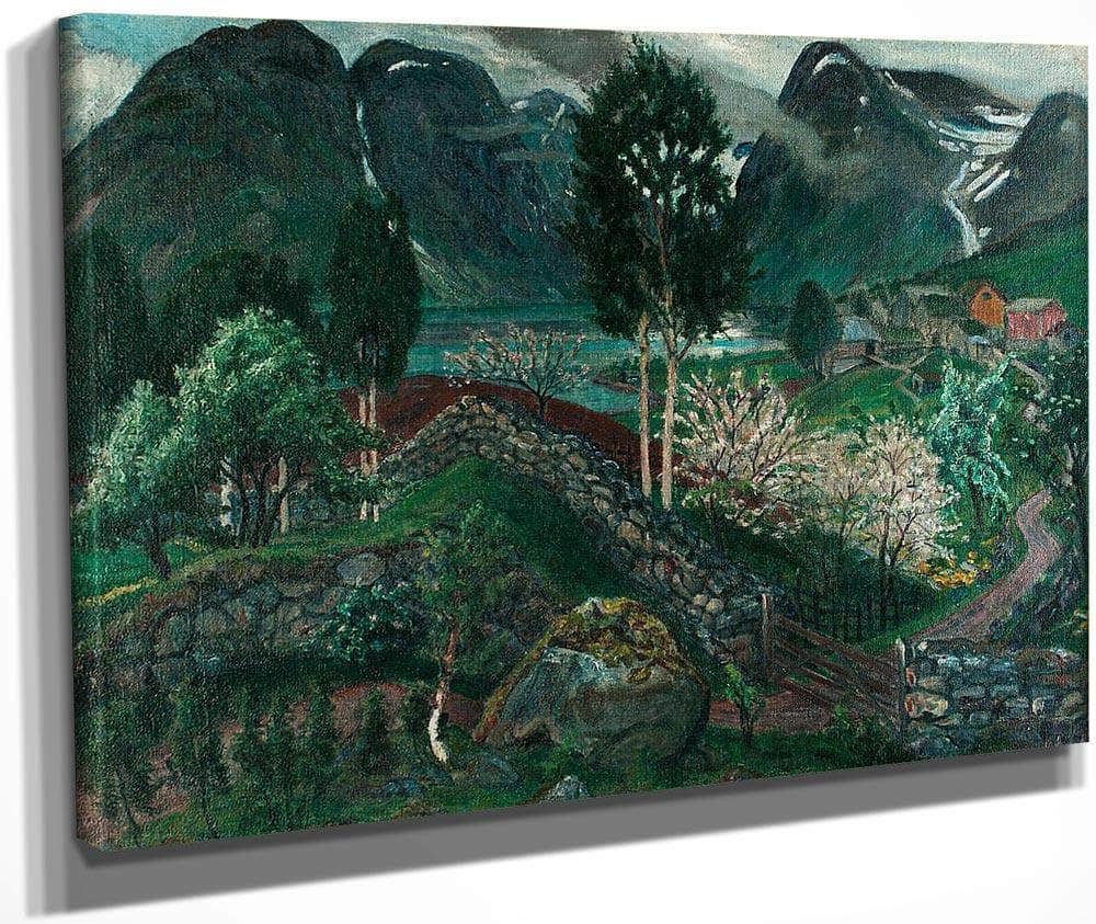 From Sunde By Nicolai Astrup Fine Art Print