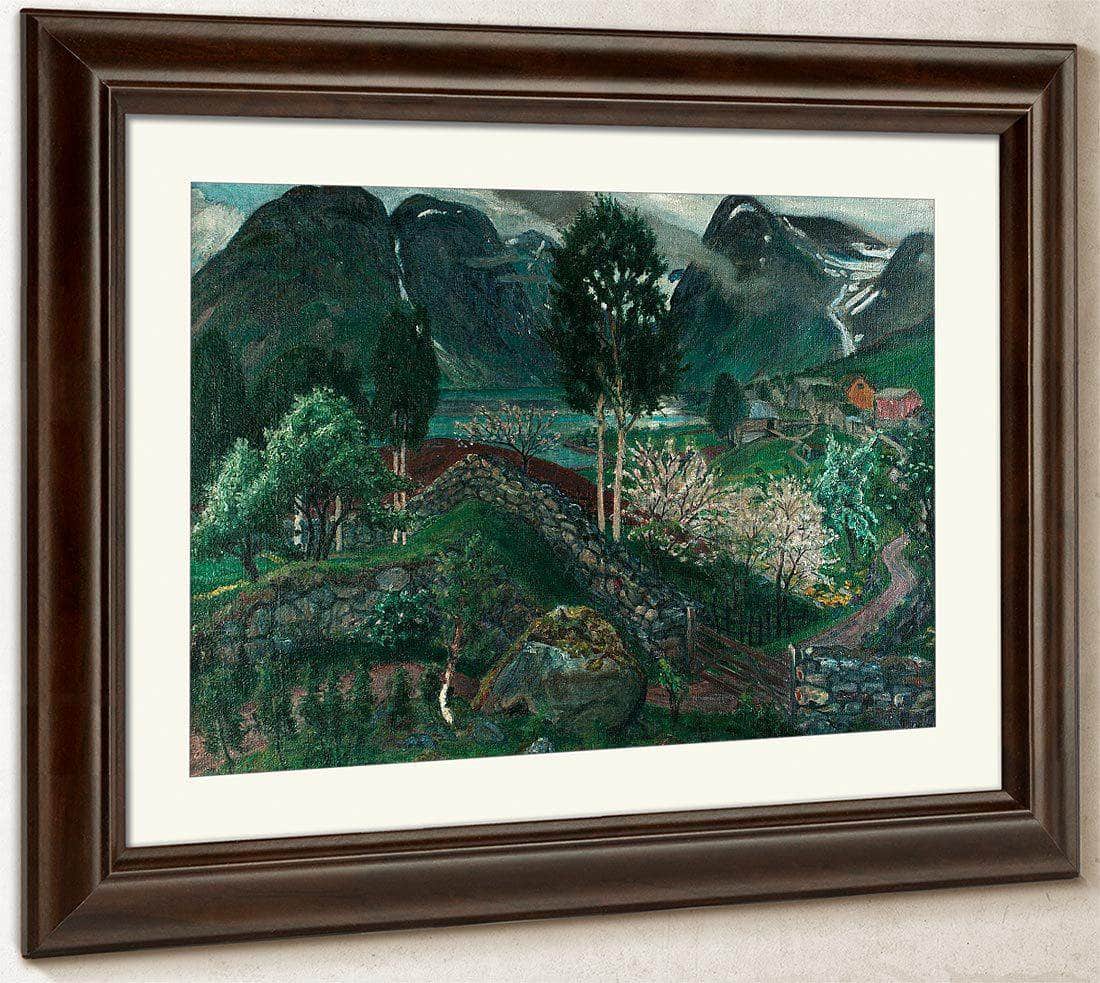 From Sunde By Nicolai Astrup Fine Art Print