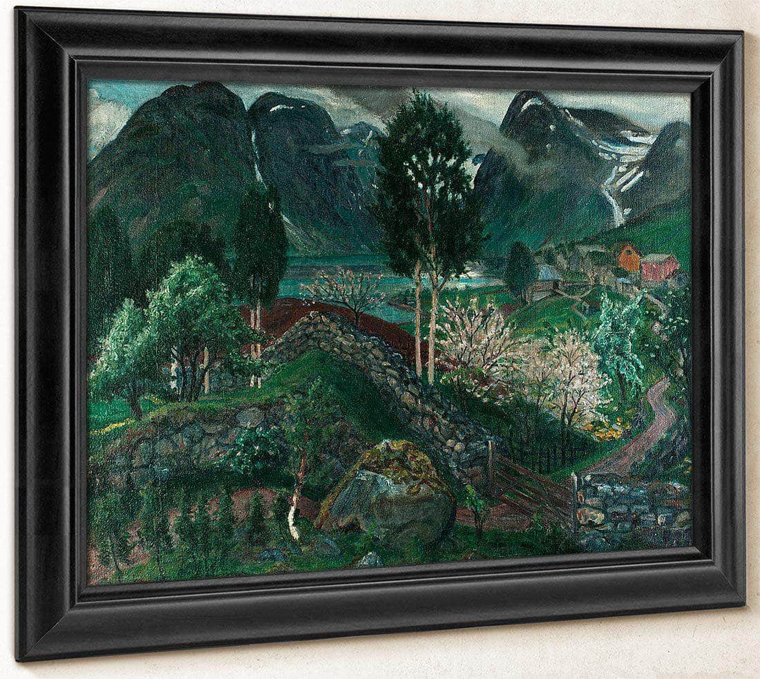 From Sunde By Nicolai Astrup Fine Art Print