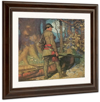 Fronteir Trapper By NC Wyeth Fine Art Print