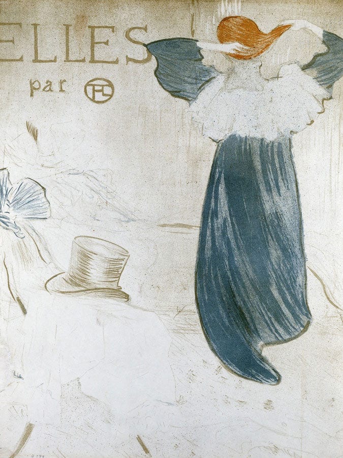 Frontispice Pour Elles By Henri Marie Raymond De Toulouse Lautrec Monfa Fine Art Print