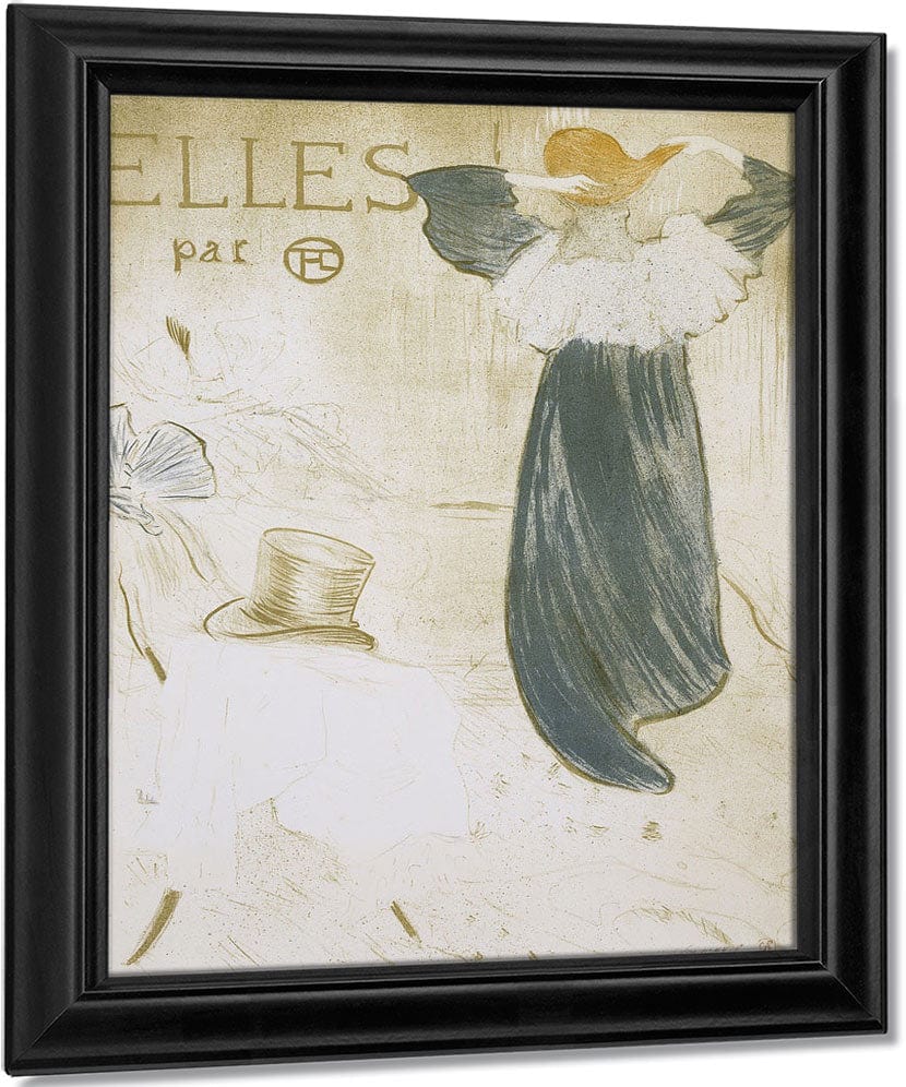 Frontispiece From The Series Elles By Henri Marie Raymond De Toulouse Lautrec Monfa Fine Art Print
