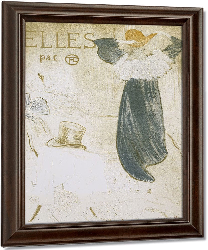 Frontispiece From The Series Elles By Henri Marie Raymond De Toulouse Lautrec Monfa Fine Art Print