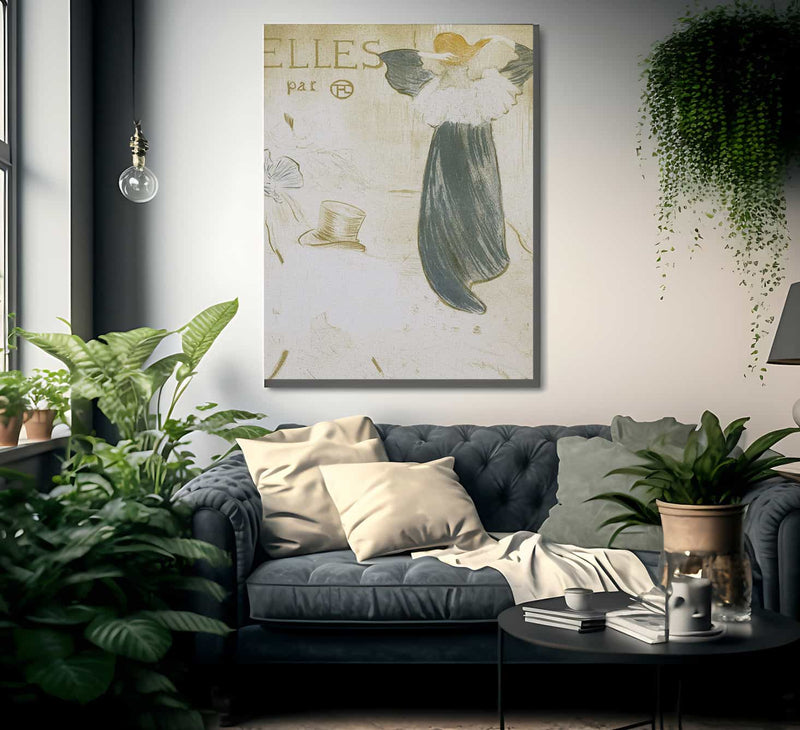 Frontispiece From The Series Elles By Henri Marie Raymond De Toulouse Lautrec Monfa Fine Art Print