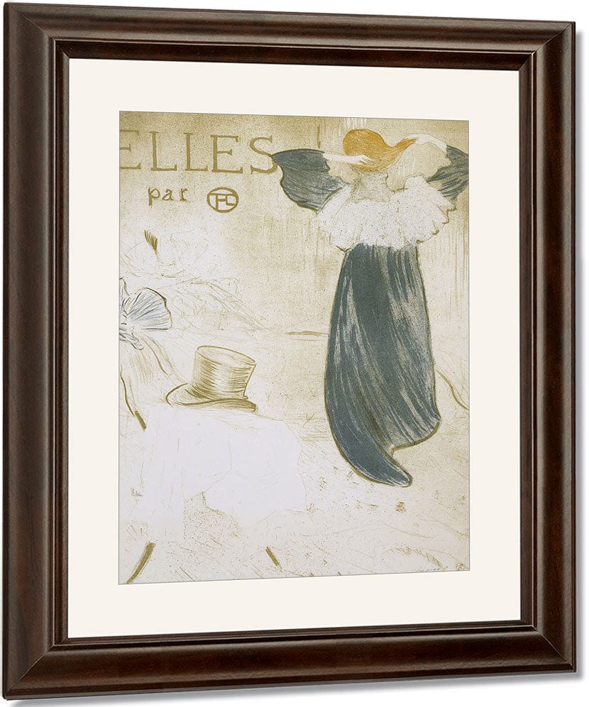Frontispiece From The Series Elles By Henri Marie Raymond De Toulouse Lautrec Monfa Fine Art Print