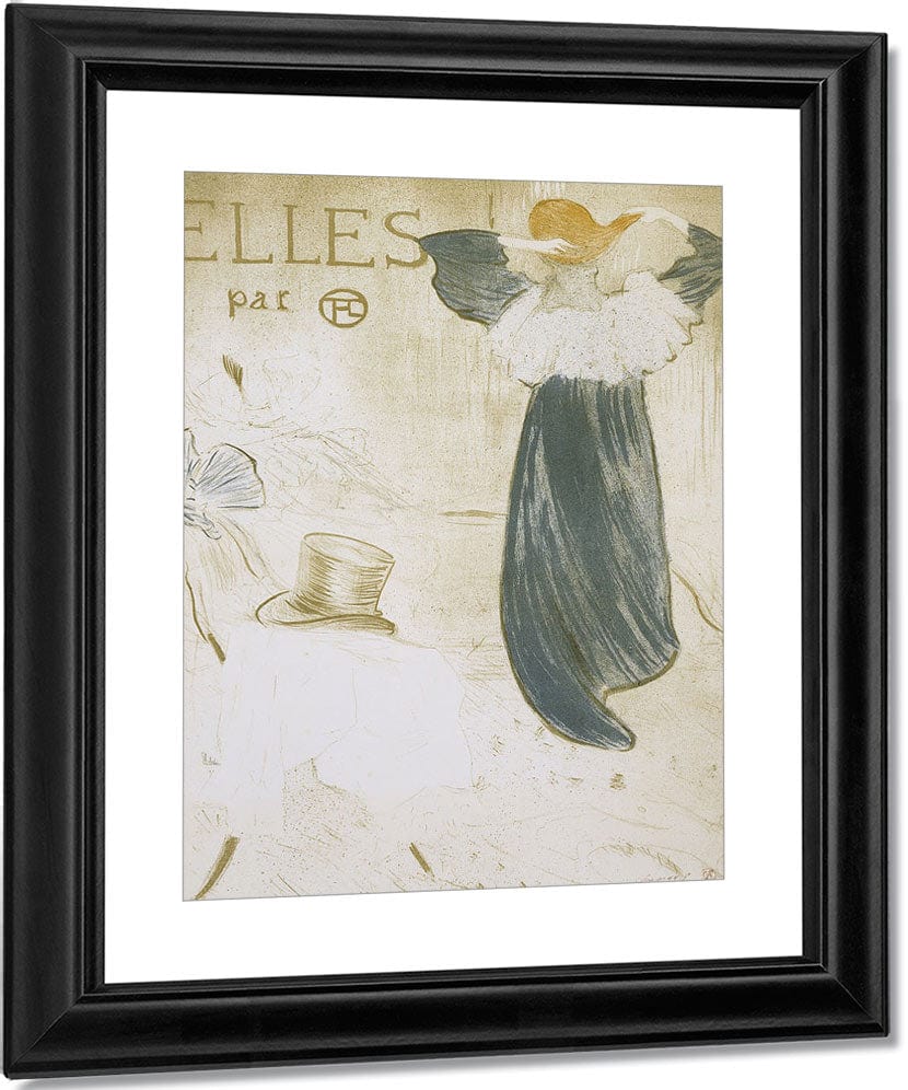 Frontispiece From The Series Elles By Henri Marie Raymond De Toulouse Lautrec Monfa Fine Art Print