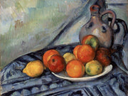Fruit And A Jug On A Table By Cezanne Paul Fine Art Print