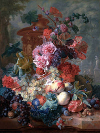 Fruit Piece Painting Jan Van Huysum Canvas Art Fine Art Print