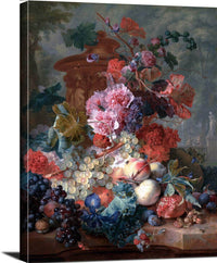 Fruit Piece Painting Jan Van Huysum Canvas Art Fine Art Print