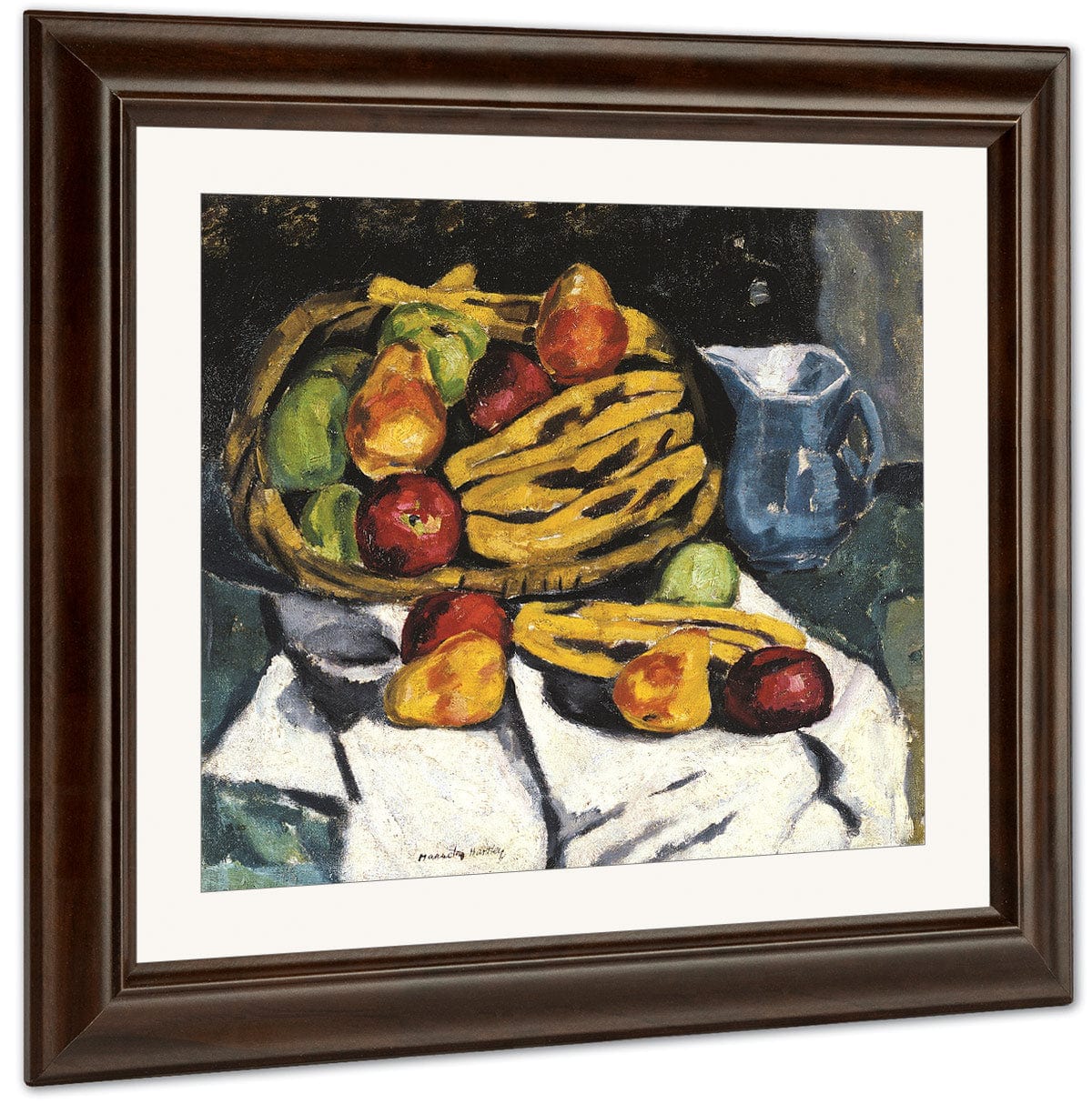 Fruit Still Life By Marsden Hartley Fine Art Print
