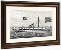 Fulton Ferry Boat  Wm. Cutting By George Hayward Fine Art Print