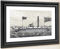 Fulton Ferry Boat  Wm. Cutting By George Hayward Fine Art Print