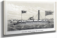 Fulton Ferry Boat  Wm. Cutting By George Hayward Fine Art Print