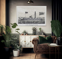 Fulton Ferry Boat  Wm. Cutting By George Hayward Fine Art Print