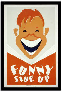 Funny Side Up  Wpa Vintage Advertising Fine Art Print