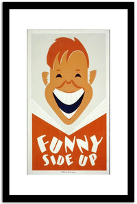 Funny Side Up  Wpa Vintage Advertising Fine Art Print