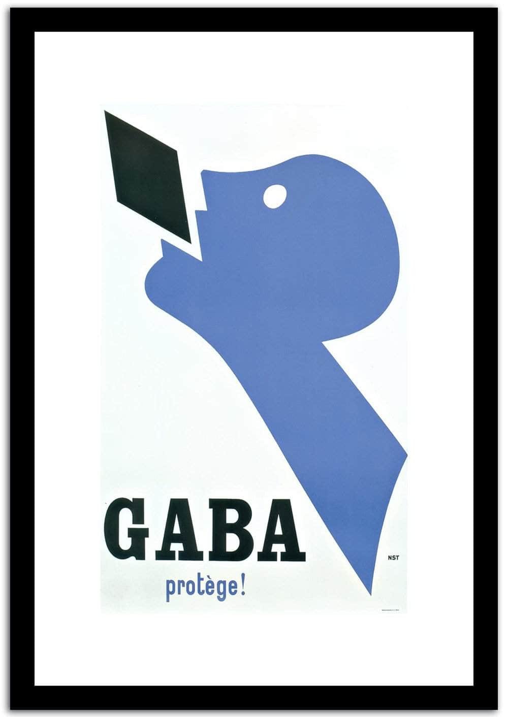 Gaba  Vintage Poster Fine Art Print