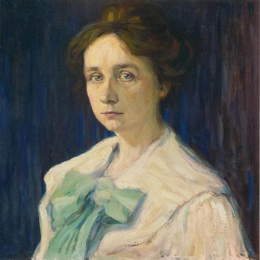 Gabriele Munter 1905 By Wassily Kandinsky Fine Art Print