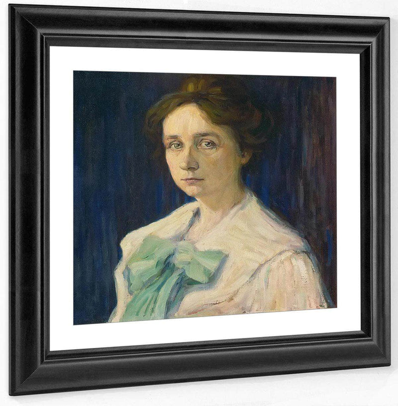 Gabriele Munter 1905 By Wassily Kandinsky Fine Art Print