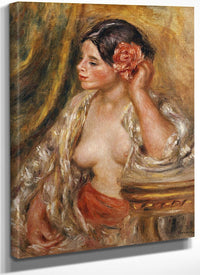 Gabrielle A Sa Coiffure By Pierre Auguste Renoir Fine Art Print