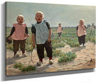 Gamins Hollandais By Walter Macewen Fine Art Print