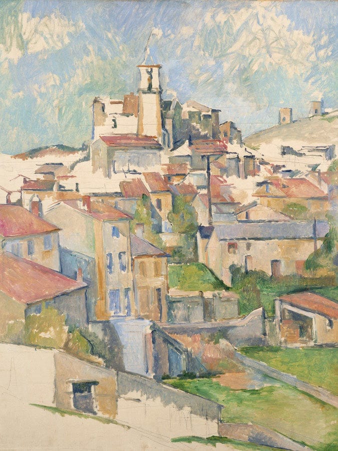 Gardanne By Paul Cezanne Fine Art Print