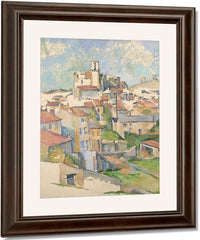 Gardanne By Paul Cezanne Fine Art Print