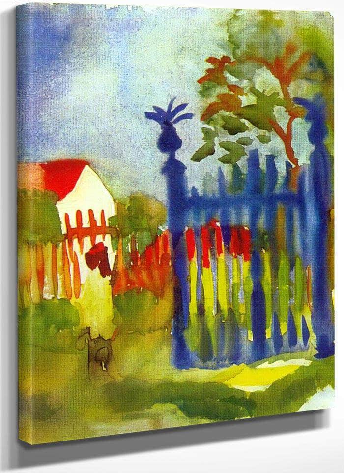 Garden Gate By August Macke Fine Art Print