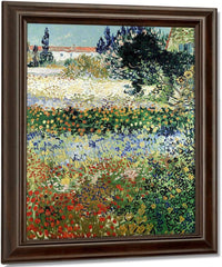 Garden In Bloom Arles By Vincent Van Gogh Fine Art Print