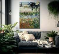 Garden In Bloom Arles By Vincent Van Gogh Fine Art Print