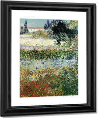 Garden In Bloom Arles By Vincent Van Gogh Fine Art Print