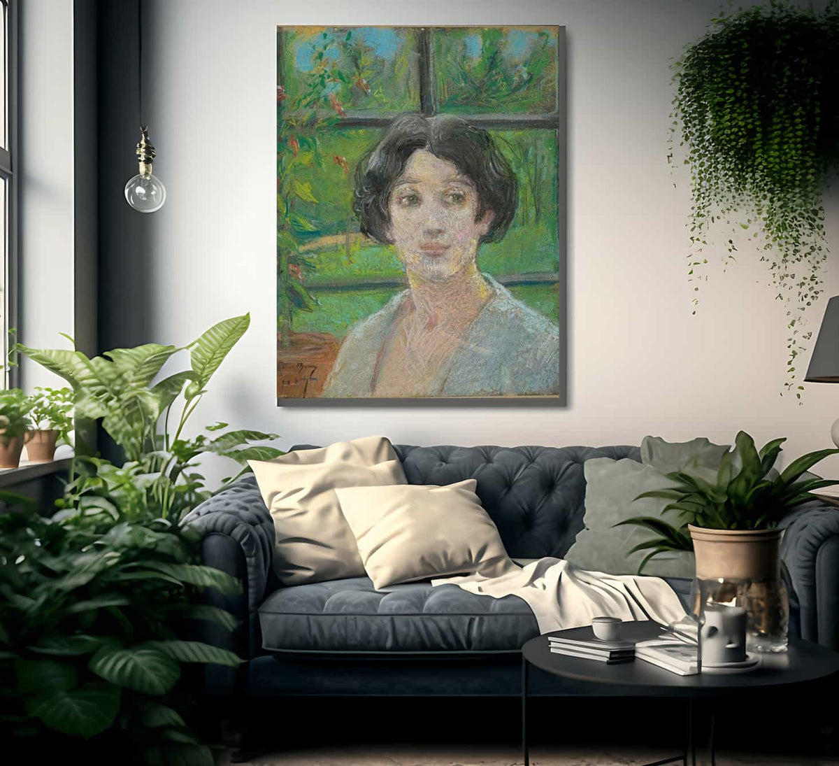 Garden Window By Alice Pike Barney Fine Art Print