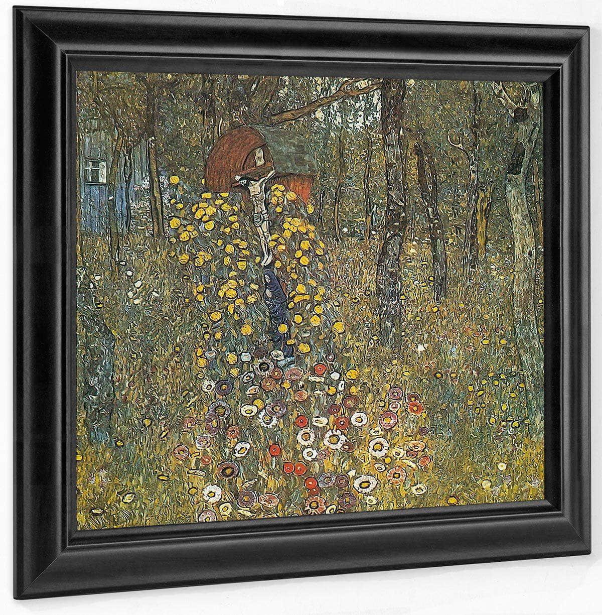 Garden With Crucifix By Gustav Klimt Fine Art Print