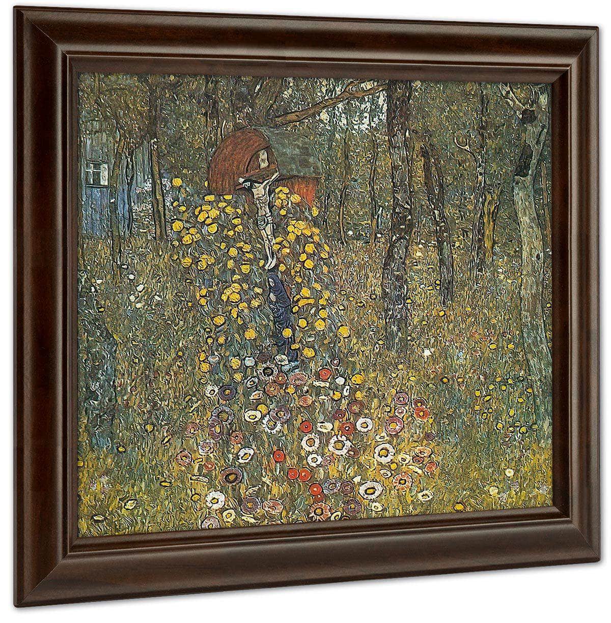 Garden With Crucifix By Gustav Klimt Fine Art Print