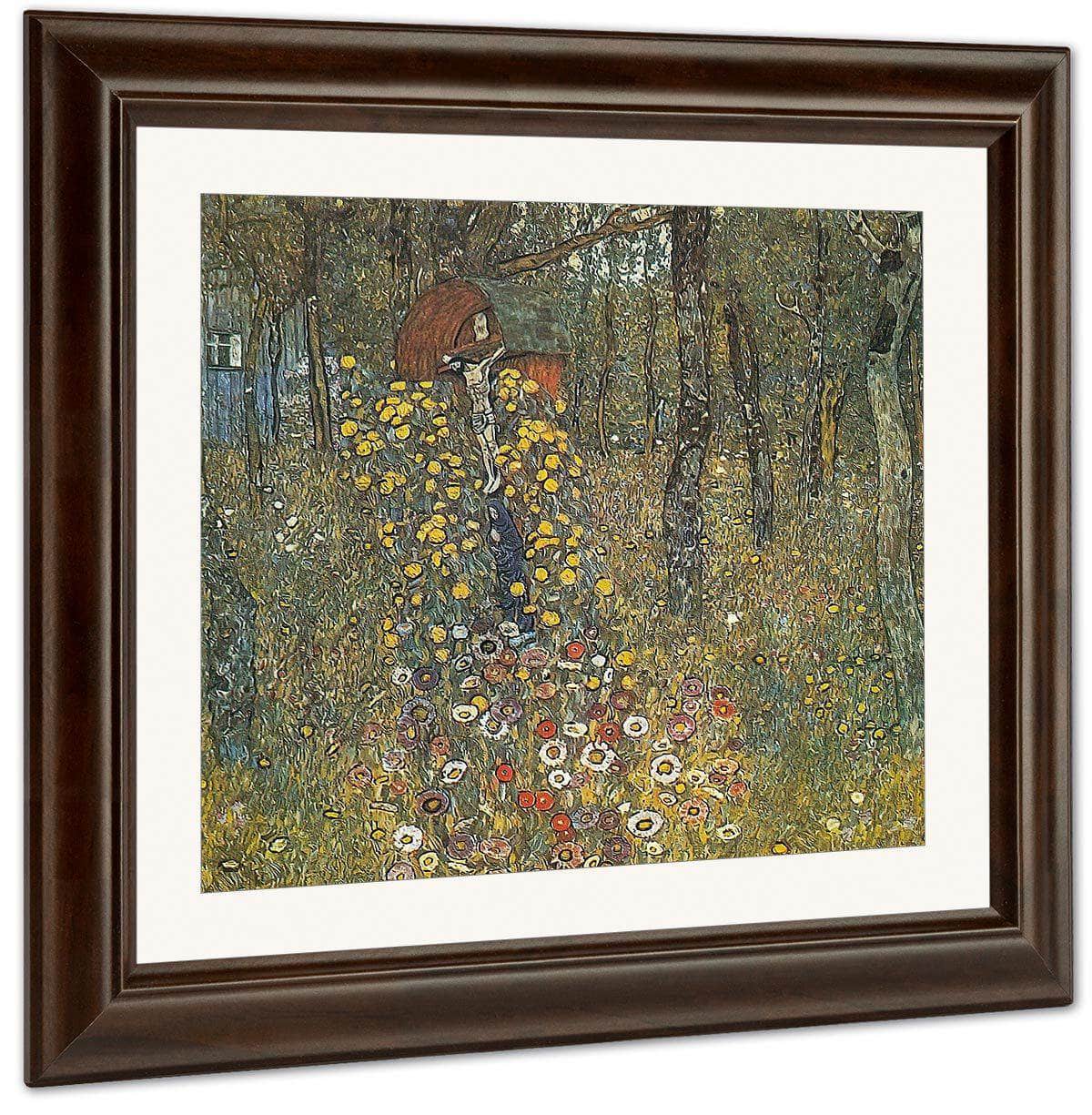 Garden With Crucifix By Gustav Klimt Fine Art Print