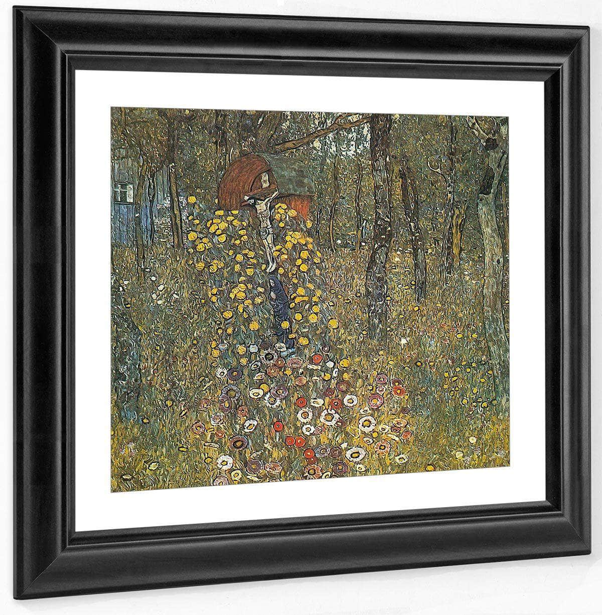 Garden With Crucifix By Gustav Klimt Fine Art Print