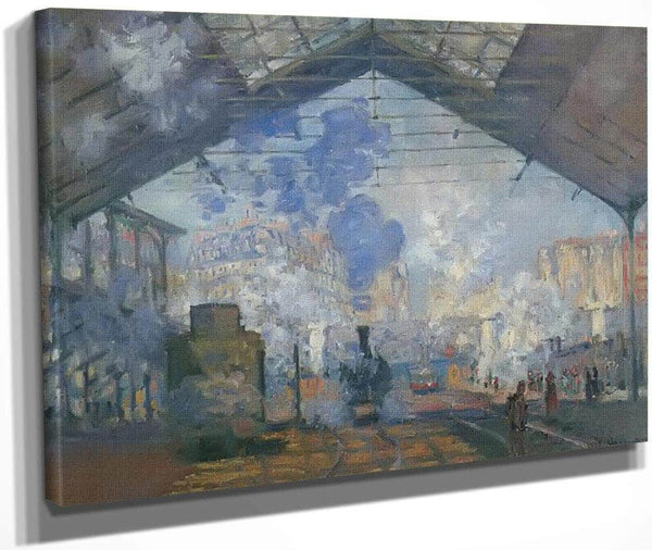 Gare Saint Lazare Paris By Claude Monet Fine Art Print
