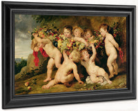 Garland Of Fruit By Peter Paul Rubens Fine Art Print