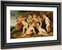 Garland Of Fruit By Peter Paul Rubens Fine Art Print
