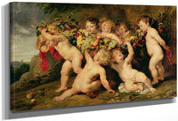 Garland Of Fruit By Peter Paul Rubens Fine Art Print