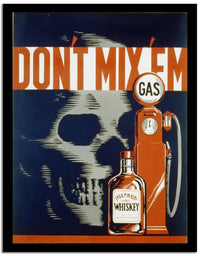Gas  Vintage Poster Fine Art Print